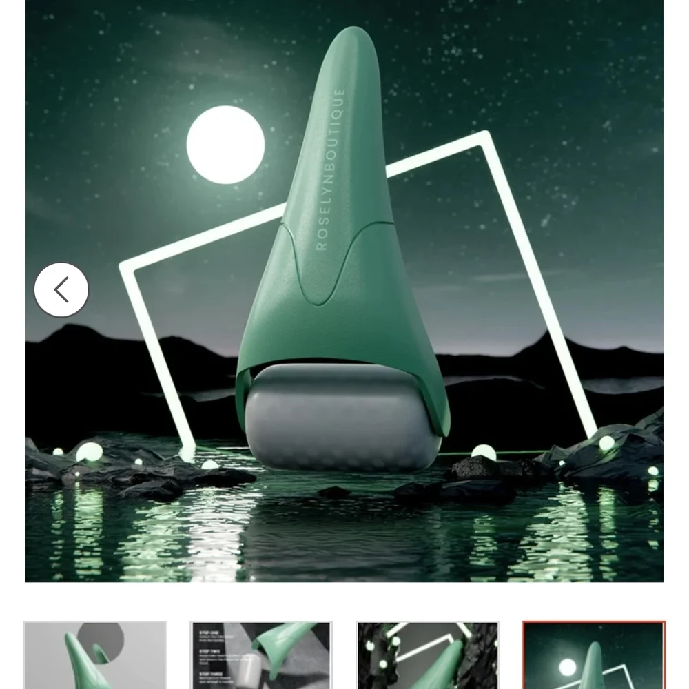 Roselyn Boutique Ice Roller & Gua Sha - Mint Green